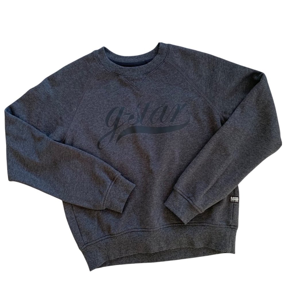RAW G-Star Grey Crewneck Pullover Sweatshirt